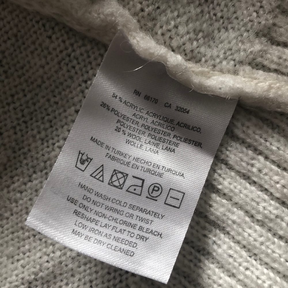 Anthropologie Cream Sweater with Cat Face Embroidery - Picture 7 of 8